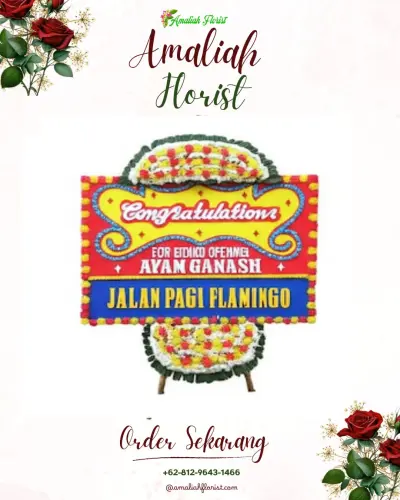Bunga Papan Congratulation di Kepanjen